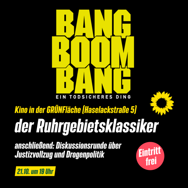 Kino in der GRÜNFläche: Bang, Boom, Bang