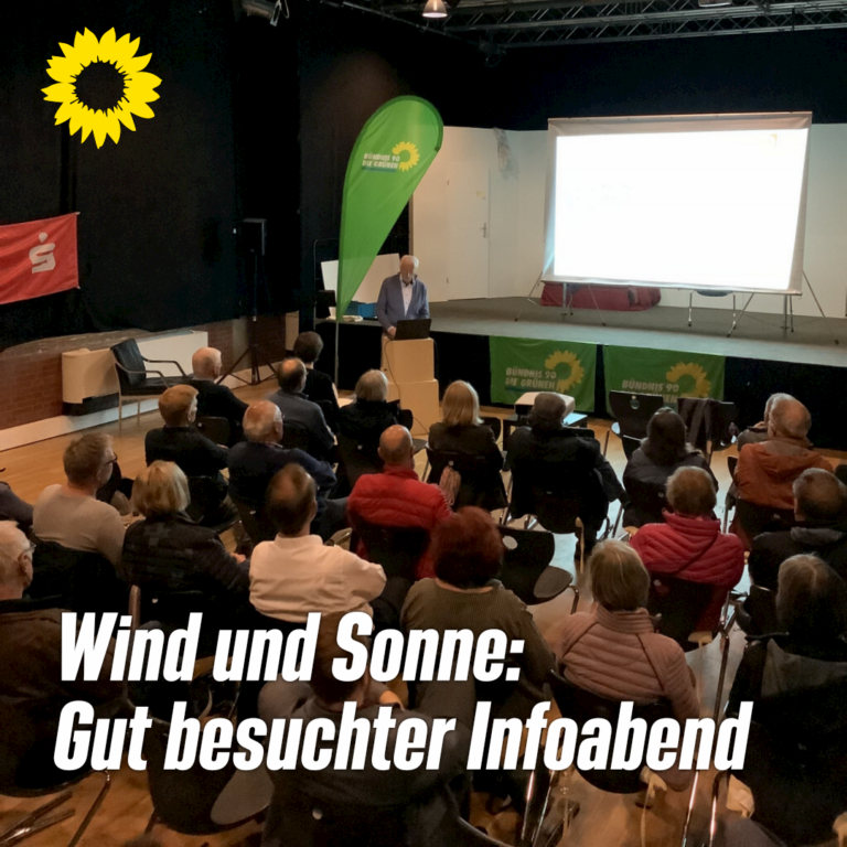 Wind und Sonne: Gut besuchter Infoabend