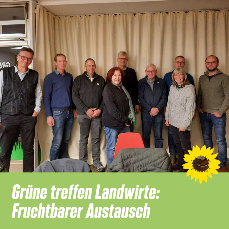 Grüne treffen Landwirte: Fruchtbarer Austausch