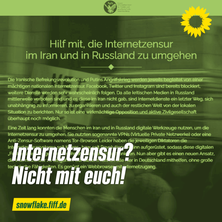 Internetzensur? Nicht mit euch!