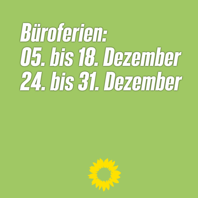 Büroferien im Dezember