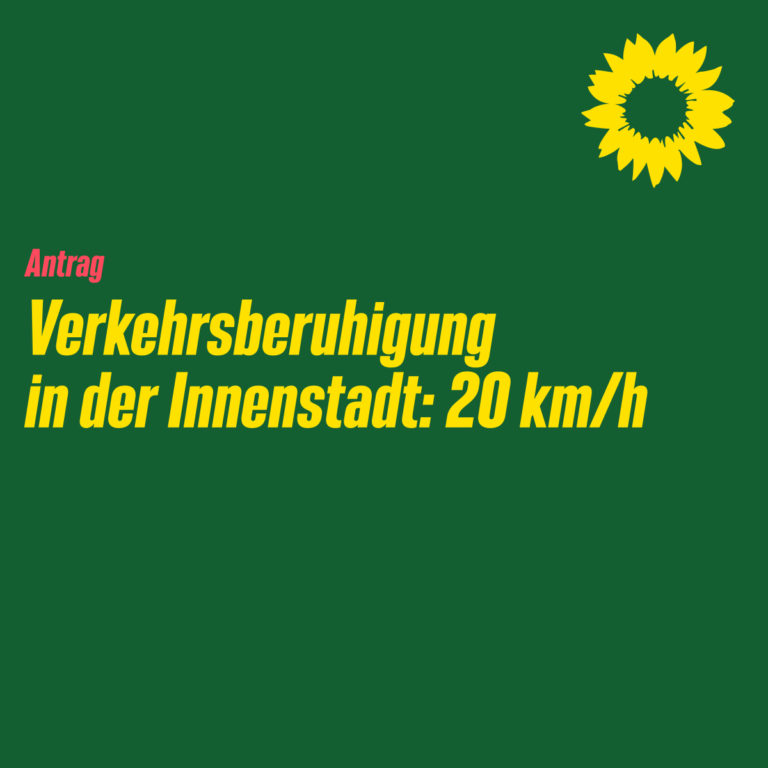 Antrag: Verkehrsberuhigung in der Innenstadt