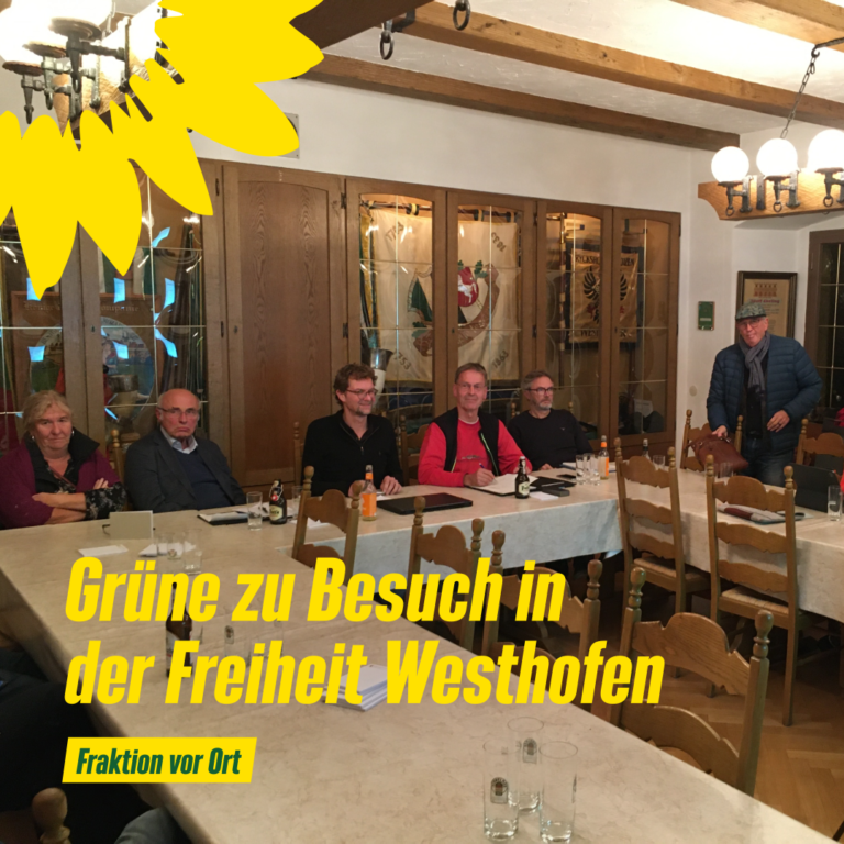 Grüne zu Besuch in der Freiheit Westhofen