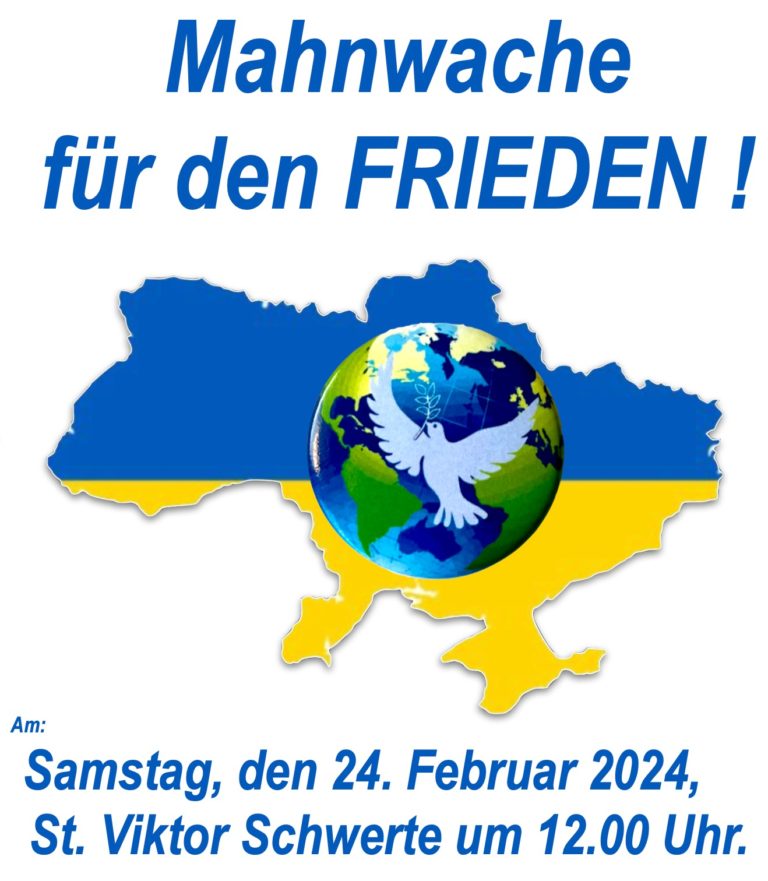 Mahnwache für den Frieden