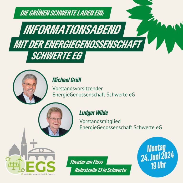 Infoabend mit der EnergieGenossenschaft Schwerte eG